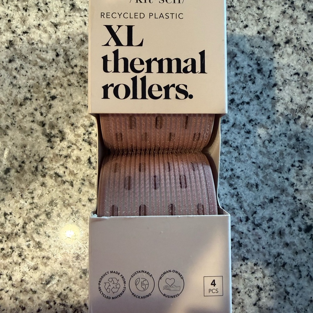 Kitsch set of 4 Thermal Rollers